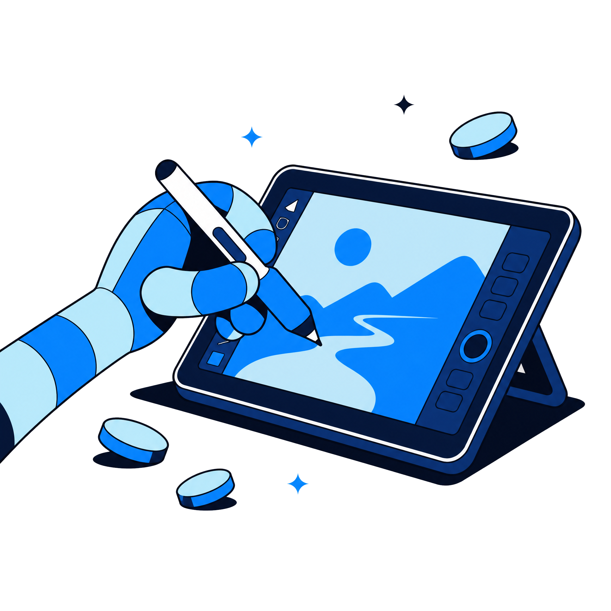 Creative Drawing Illustration